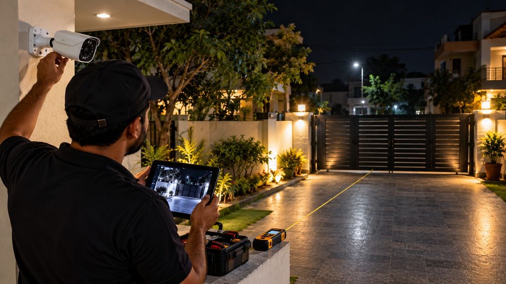 Choosing CCTV camera based on distance lighting and lens